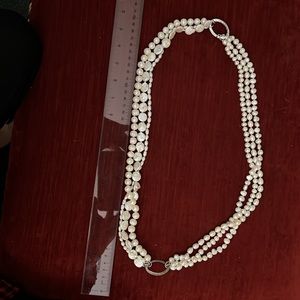Seed pearl necklace